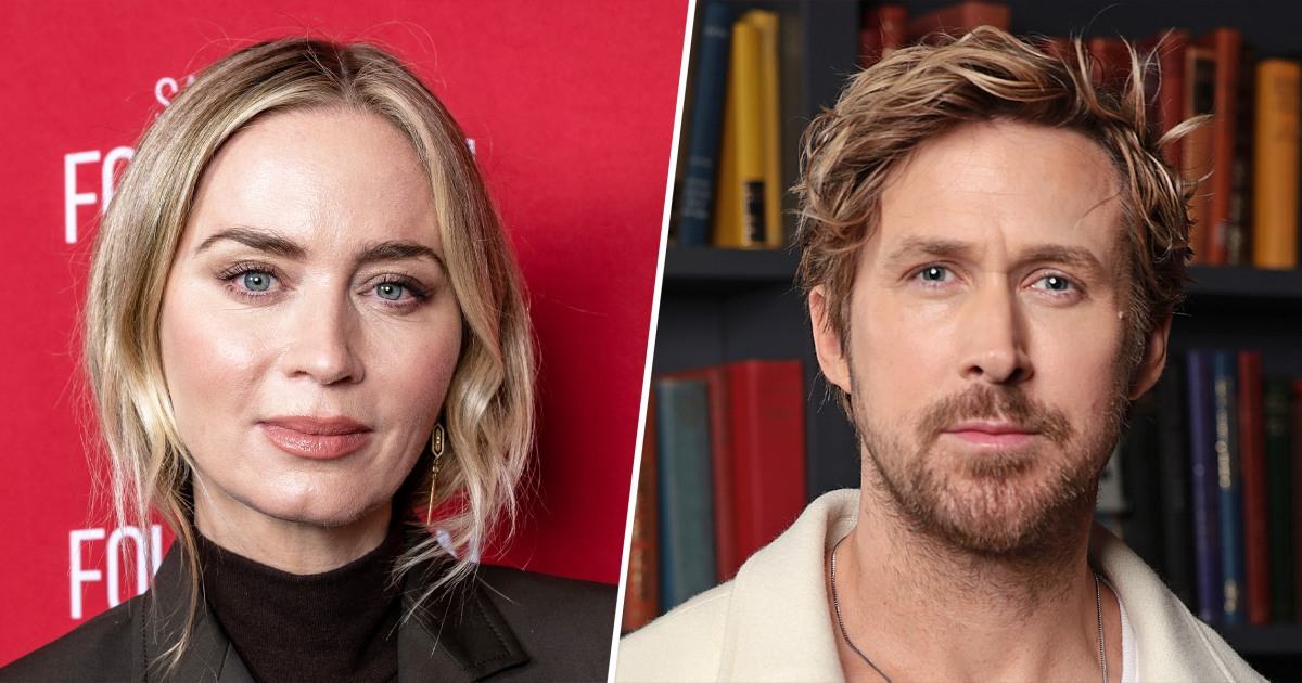 Emily Blunt habla del "amor" de sus hijos por Ryan Gosling: "Ryan es todo para ellos