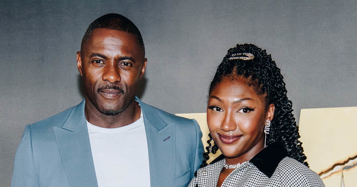 La hija de Idris Elba reacciona horrorizada a su anuncio sustituyendo la valla publicitaria de Jeremy Allen White