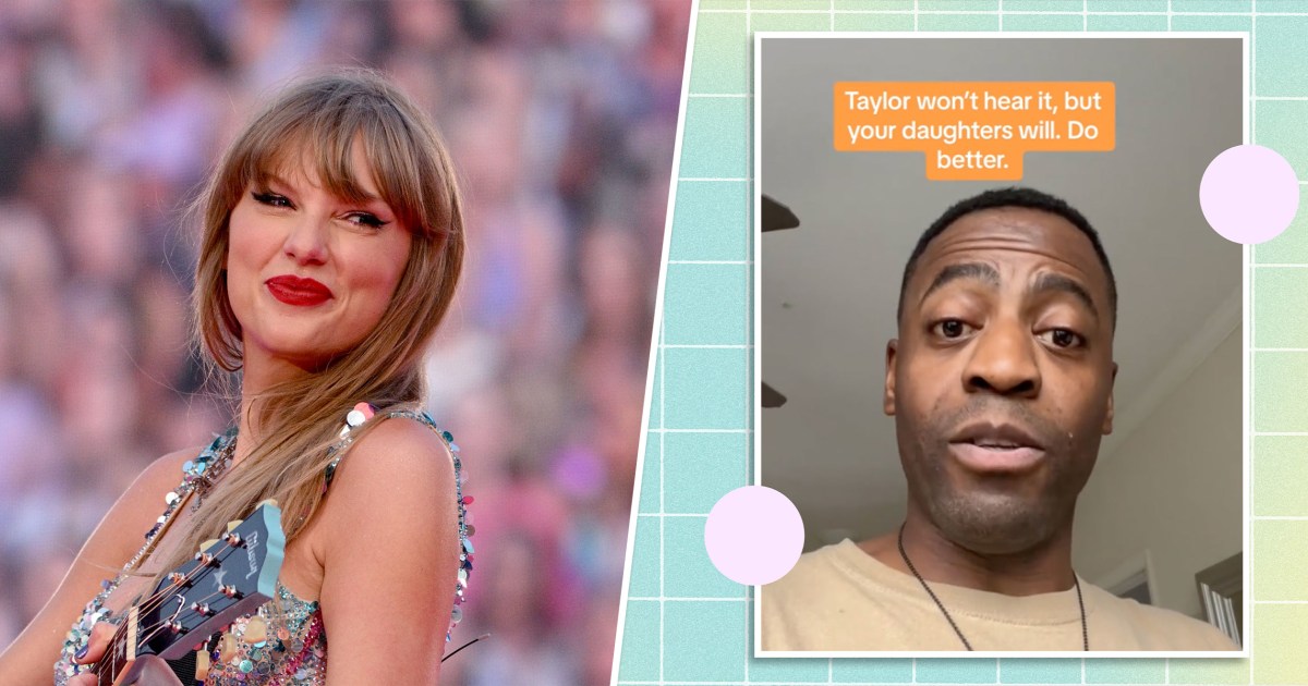 Papá comparte un mensaje a los hombres que critican a Taylor Swift: Sus hijas están escuchando