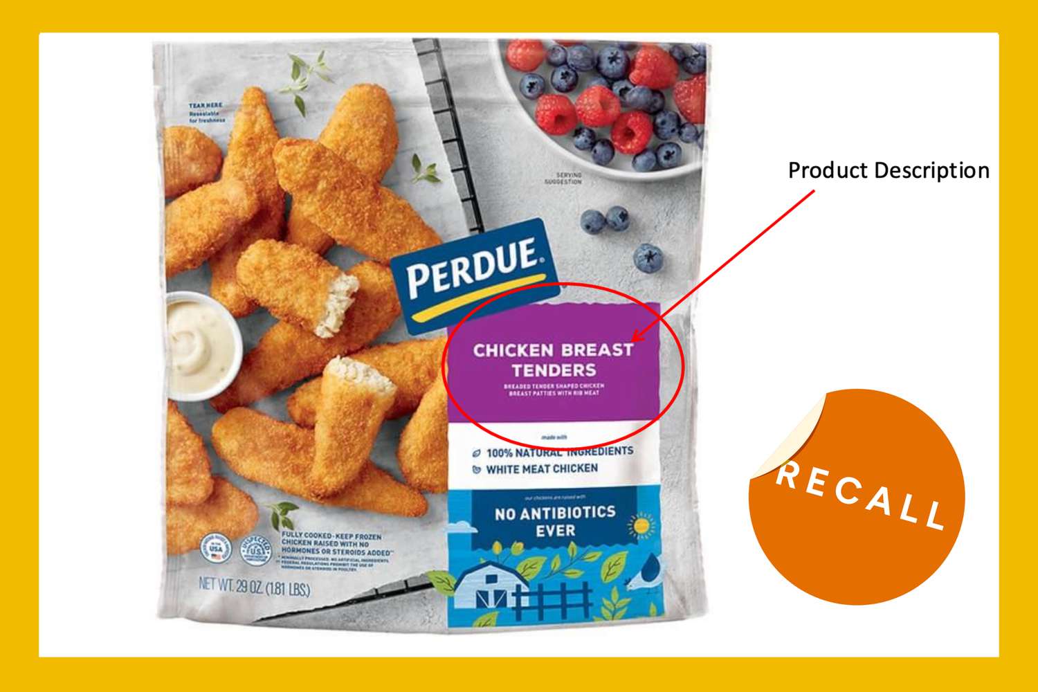 Check Your Freezer—Perdue Recalls 167,000 Pounds of Chicken Tenders and Nuggets