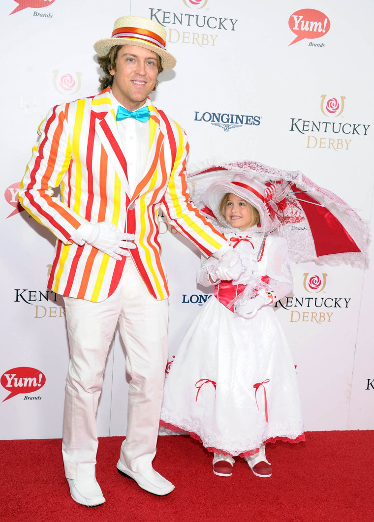 La hija de Anna Nicole Smith y su papá en el Kentucky Derby 2013